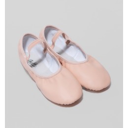 No-tie Leather Full Sole Ballet