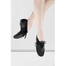 Leather Neoprene Lace-up Jazz