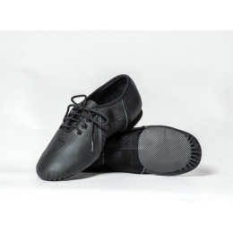 Leather Neoprene Lace-up Jazz
