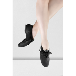 Leather Neoprene Lace-up Jazz
