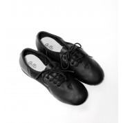 Leather Neoprene Lace-up Jazz