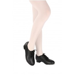 Leather Lace-Up Tap Shoe