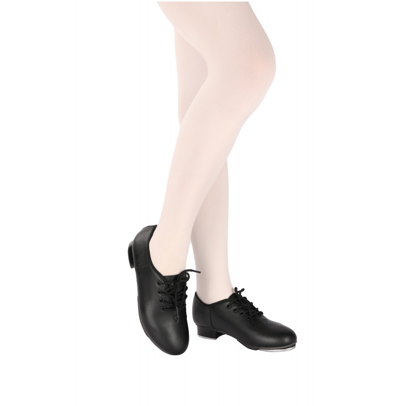 Leather Lace-Up Tap Shoe